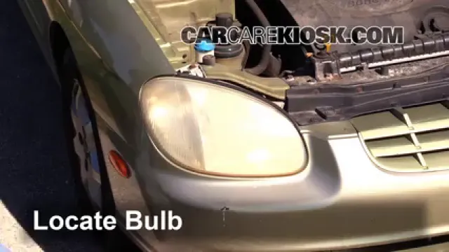 2000 Hyundai Sonata GLS 2.5L V6 Lights Daytime Running Light (replace bulb)